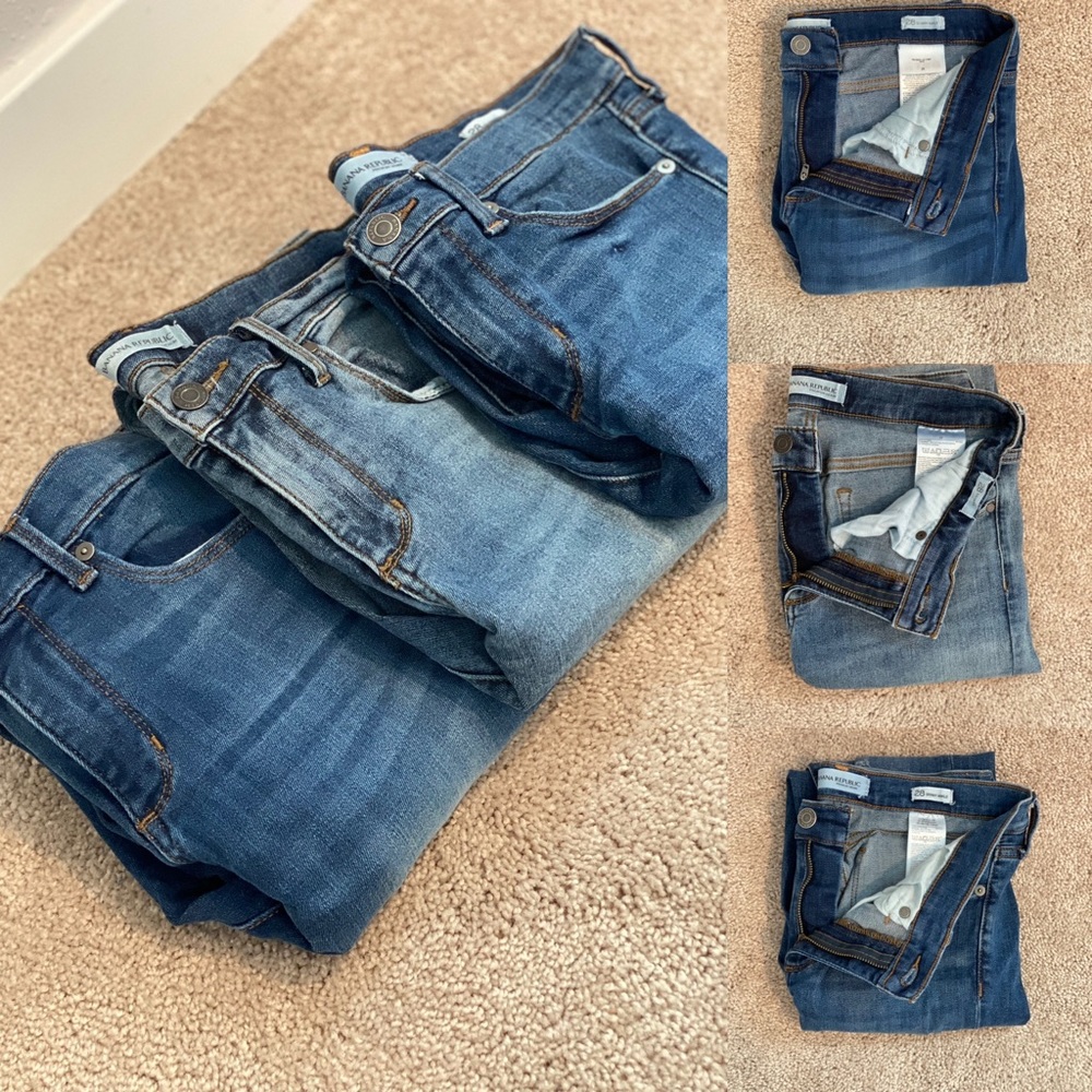 Banana Republic Distressed Premium Denim Bundle